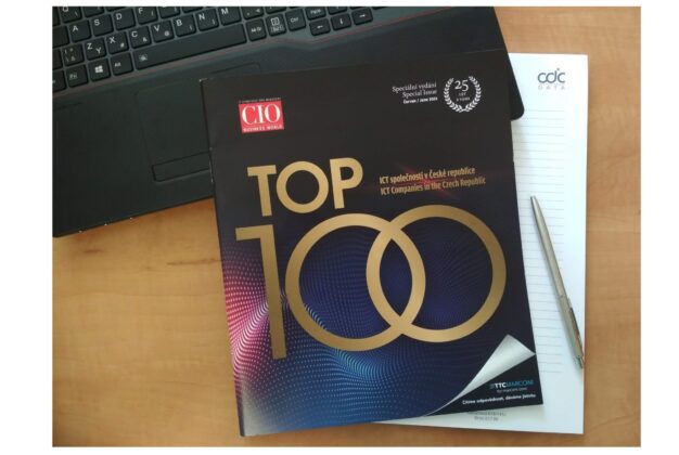CDC Data součástí žebříku TOP 100 ICT společností v ČR pro rok 2021