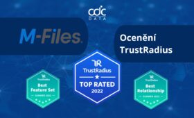 Společnost M-Files jako nejlepší sada funkcí v ocenění od TrustRadius