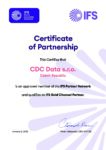 Certificate IFS Gold Partner 2023
