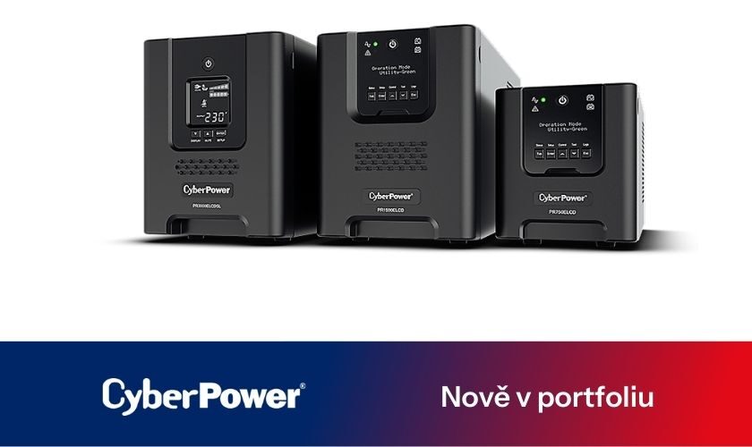 UPS systémy od CyberPower nově v našem portfoliu