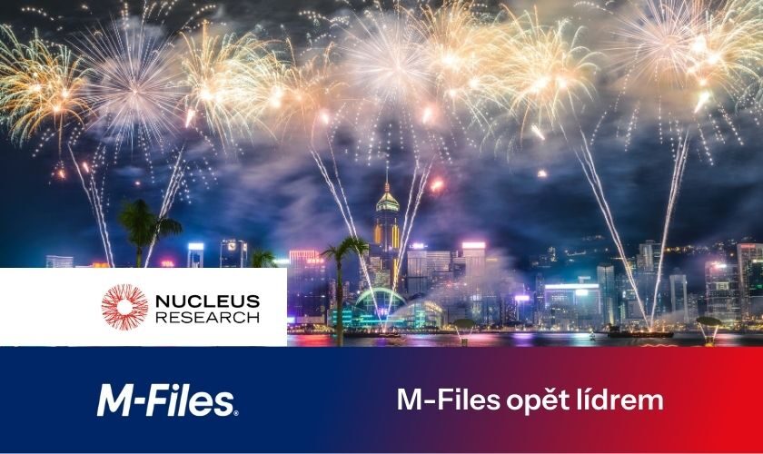 Společnost M-Files opět jmenována lídrem v Nucleus Research Value Matrix