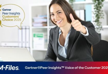 M-Files ocenění Gartner®Peer Insights™ jako volba zákazníků