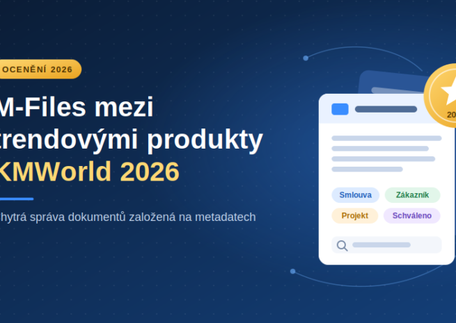 M-Files mezi trendovými produkty KMWorld 2026