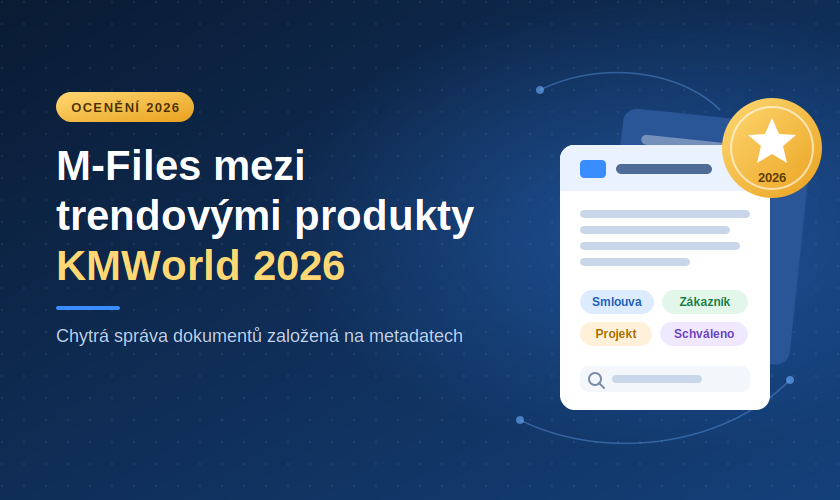 M-Files mezi trendovými produkty KMWorld 2026